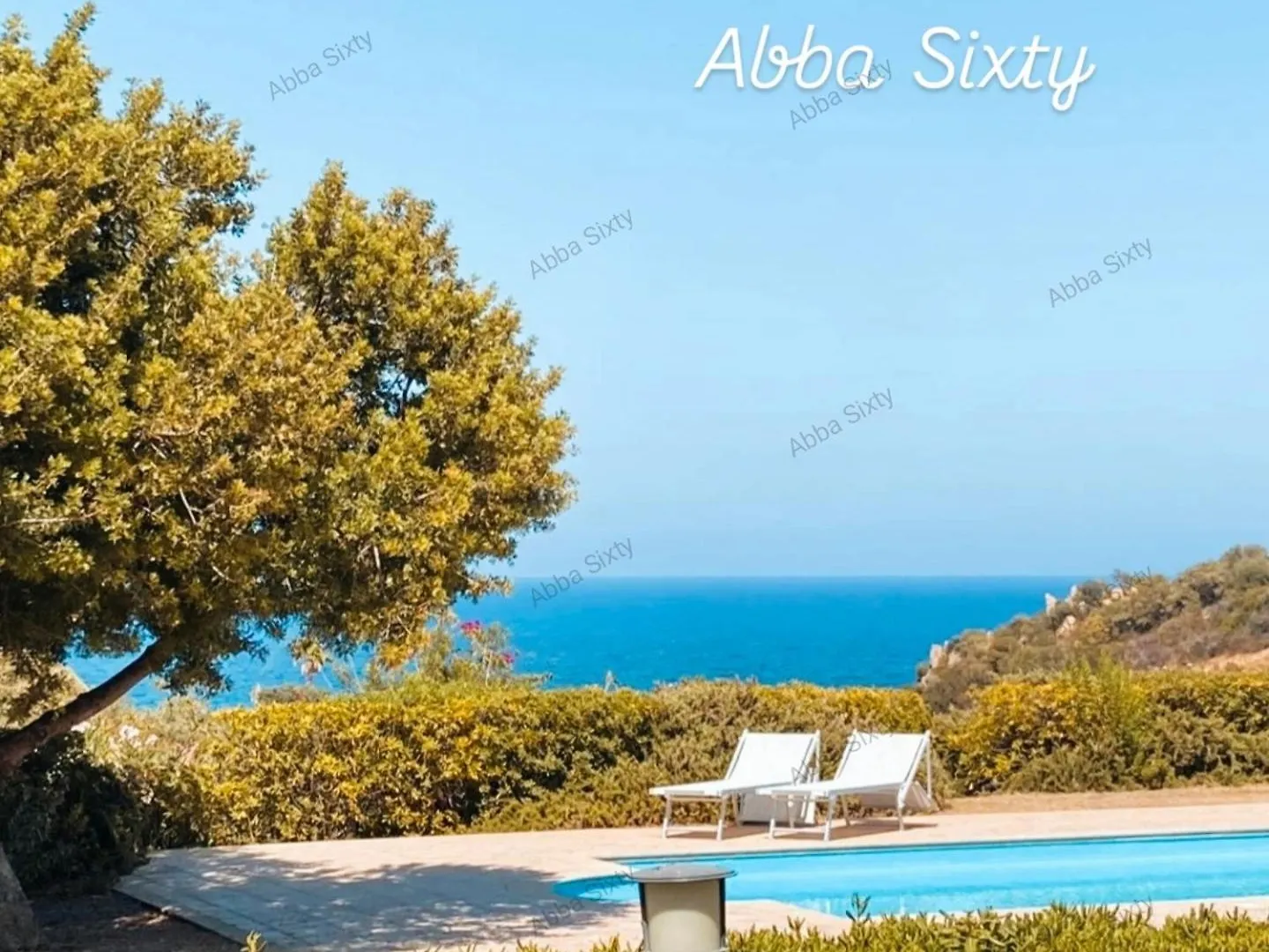 Villa Abba Sixty - View, Pool & Parking - 200Mt Sea Tertenìa